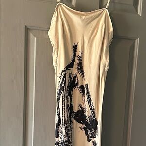 Anthropologie Chloe Horse Maxi Slip Dress
